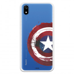 Carcasa Oficial Escudo Capitán América para Xiaomi Redmi 7A - Marvel- La Casa de las Carcasas