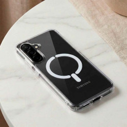 Funda Transparente Logo Compatible con Magsafe para Samsung Galaxy A36 5G