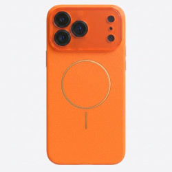 Funda Funda Magbattery Con Cubrecamara Naranja para iPhone 17 Pro Max