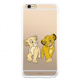 Funda para iPhone 6 Plus Oficial de Disney Simba y Nala Mirada Complice - El Rey León