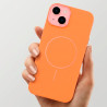 Funda Funda Magbattery Con Cubrecamara Naranja para iPhone 13