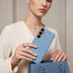 Funda Denim Magbattery para Samsung Galaxy S25