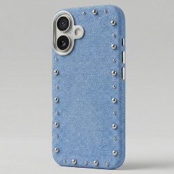 Funda Denim Magbattery para iPhone 16