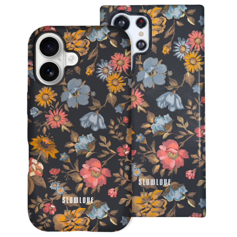 Cover Heat Slowlove - Floral Dark