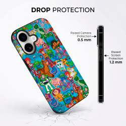 Cover Heat Ufficiale Toy Story - Characters blue