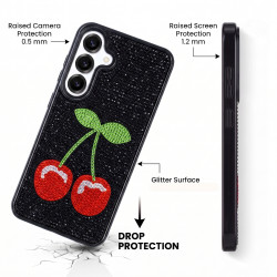 Funda Brillo Cereza para Samsung Galaxy S25
