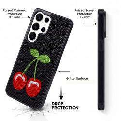Funda Brillo Cereza para Samsung Galaxy S25 Ultra