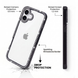Funda Bumper Perlitas para iPhone 16 Plus