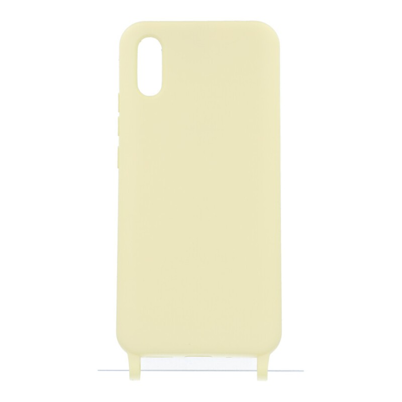 Funda Ultra suave colgante Amarilla Pastel para Xiaomi Redmi 9A