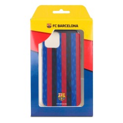 Funda para Xiaomi Mi Note 10 del FC Barcelona Fondo Rayas Verticales  - Licencia Oficial FC Barcelona