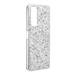 Funda para Huawei P Smart 2021 Brillantina Plata