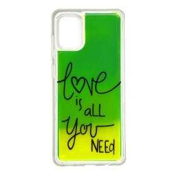 Funda para Samsung Galaxy A31 Líquida Love Is All You Need