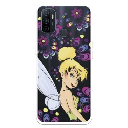 Funda para Oppo A11s Oficial de Disney Campanilla Flores - Peter Pan