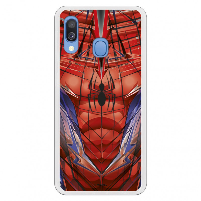 Funda para Samsung Galaxy A20E Oficial de Marvel Spiderman Torso - Marvel