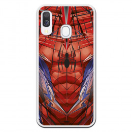 Funda para Samsung Galaxy A40 Oficial de Marvel Spiderman Torso - Marvel
