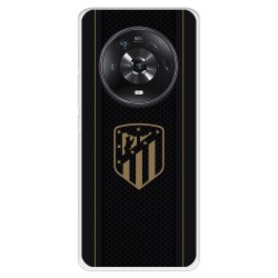 Funda para Honor Magic4 Lite del Atlético de Madrid Escudo Dorado Fondo Negro  - Licencia Oficial Atlético de Madrid