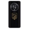 Funda para Honor Magic4 Lite del Atlético de Madrid Escudo Dorado Fondo Negro  - Licencia Oficial Atlético de Madrid