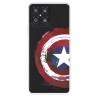 Funda para Honor X8 5G Oficial de Marvel Capitán América Escudo Transparente - Marvel