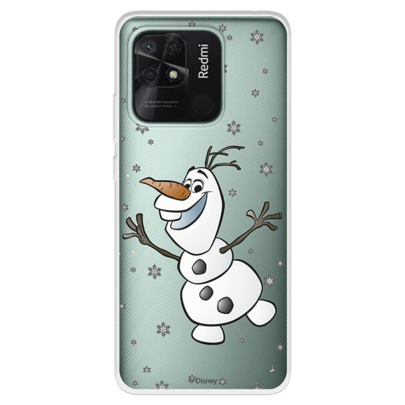 Funda para Xiaomi Redmi 10C Oficial de Disney Olaf Transparente - Frozen