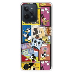 Funda para Realme C31 Oficial de Disney Mickey Comic - Clásicos Disney