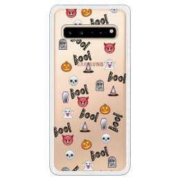 Carcasa Halloween Icons para Samsung Galaxy S10 5G- La Casa de las Carcasas