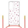 Funda Silicona Colgante Corazones para Huawei P40 Lite 5G