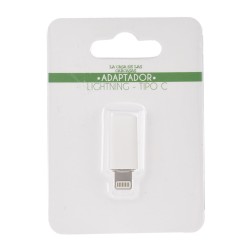 Adaptador Lightning -  Tipo C Blanco