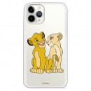 Funda para iPhone 11 Pro Oficial de Disney Simba y Nala Silueta - El Rey León