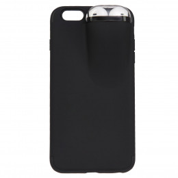Carcasa Porta Auriculares Negro para iPhone 6S Plus- La Casa de las Carcasas