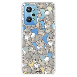 Funda para Realme GT Neo 2 Oficial de Disney Tambor Patrones - Bambi