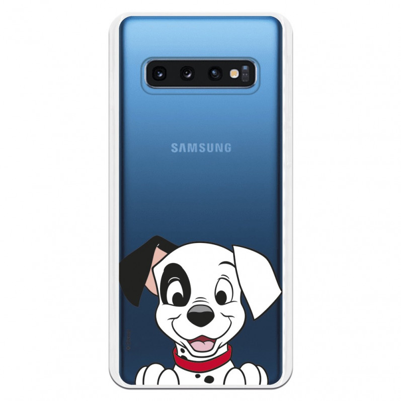 Funda para Samsung Galaxy S10 Oficial de Disney Cachorro Sonrisa - 101 Dálmatas