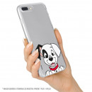 Carcasa para Xiaomi Redmi Note 8 Oficial de Disney Cachorro Sonrisa - 101 Dálmatas