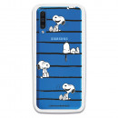 Funda para Samsung Galaxy A70 Oficial de Peanuts Snoopy rayas - Snoopy