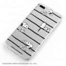 Carcasa para iPhone 8 Oficial de Peanuts Snoopy rayas - Snoopy