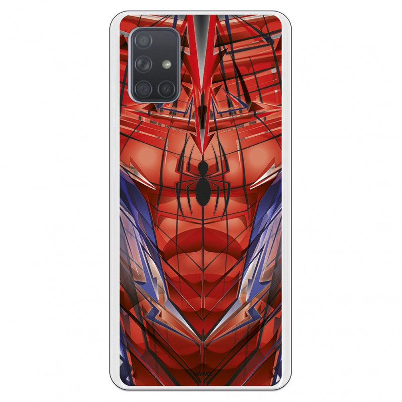 Funda para Samsung Galaxy A71 Oficial de Marvel Spiderman Torso - Marvel