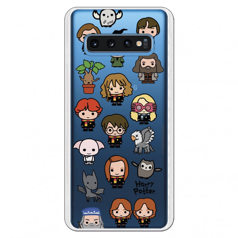 Carcasa Harry Potter icons characters para Samsung Galaxy S10 - La Casa de las Carcasas