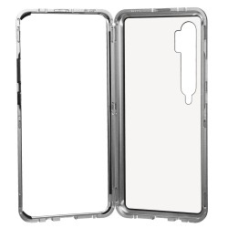 Funda Magnética Plata para Xiaomi Mi Note 10