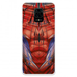 Funda para Xiaomi Redmi Note 9 Pro Oficial de Marvel Spiderman Torso - Marvel