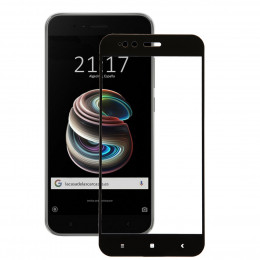 Cristal Templado Completo para Xiaomi Mi 5X Negro- La Casa de las Carcasas