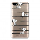 Cover per Xiaomi Redmi 6A Ufficiale di Peanuts Snoopy strisce - Snoopy