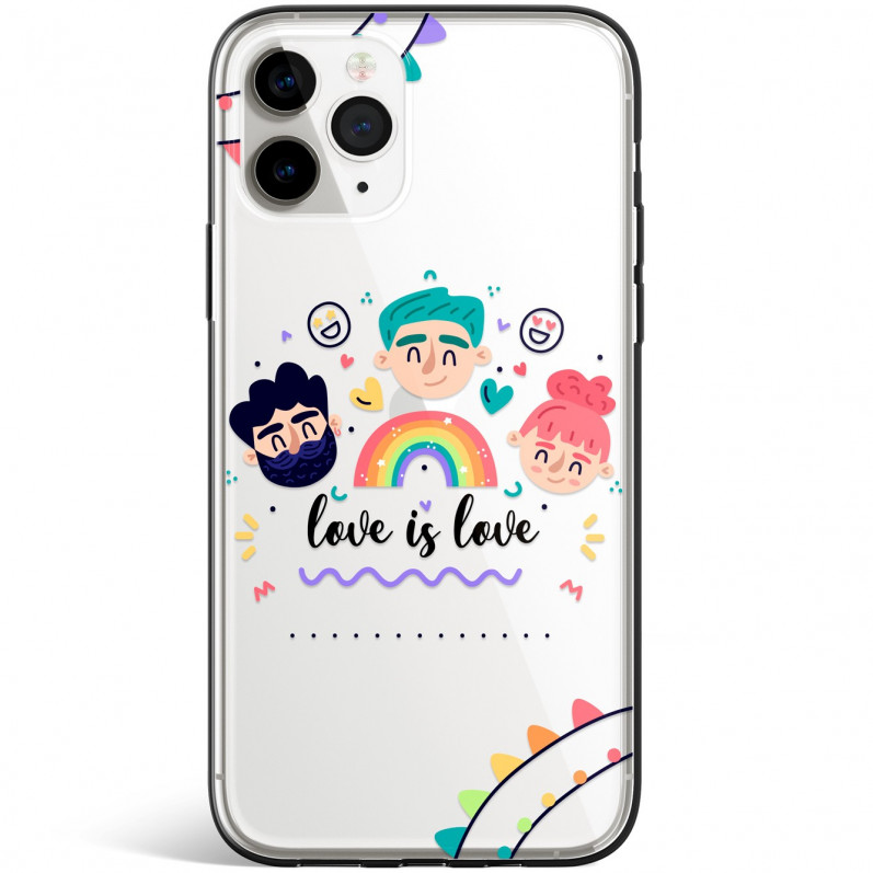 Cover Smartphone Disegno Orgoglio - Love is Love