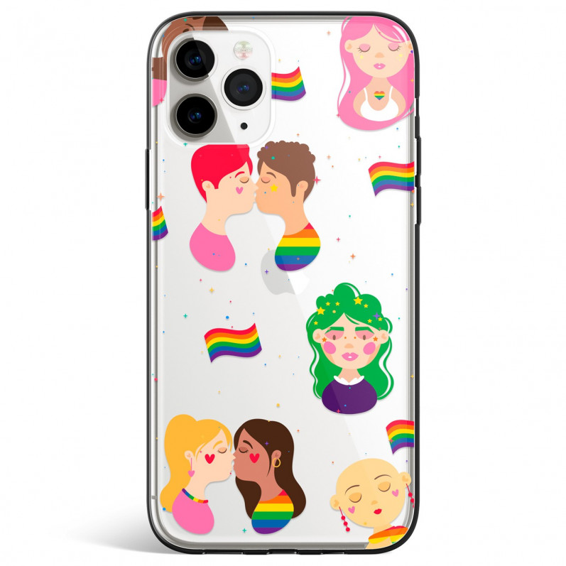 Cover Smartphone Disegno Orgoglio - Coppie LGBT