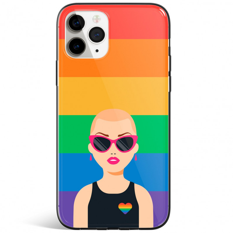 Cover Smartphone Disegno Orgoglio - Silhouette LGBT