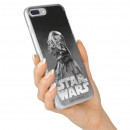 Cover per Samsung Galaxy A91 Ufficiale di Star Wars Darth Vader Sfondo Nero - Star Wars