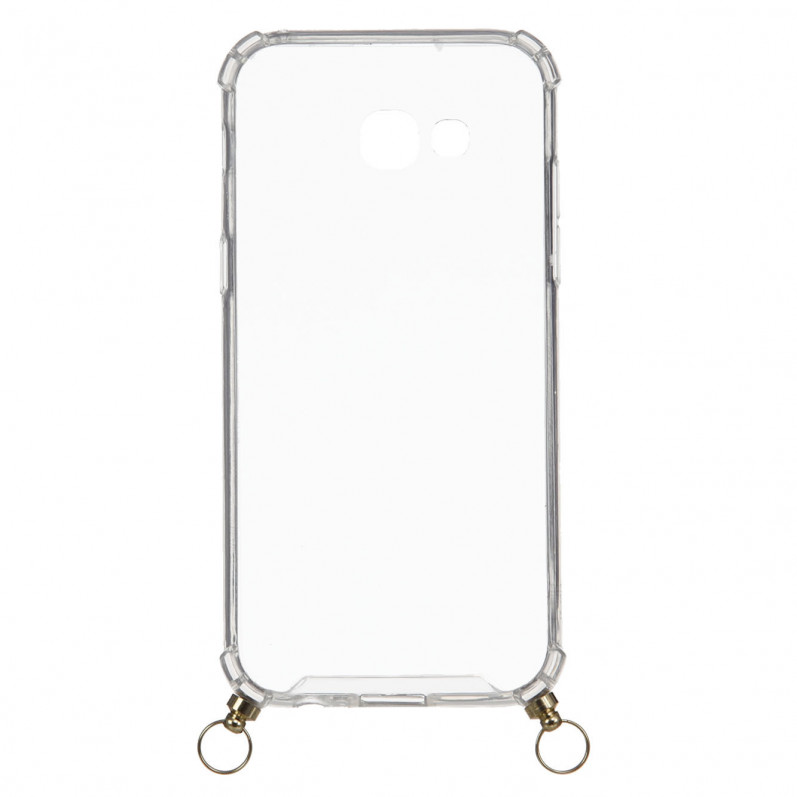 Cover Silicone Tracolla Trasparente per Samsung Galaxy A5 2017