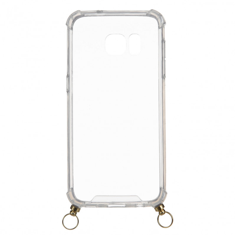 Cover Silicone Tracolla Trasparente per Samsung Galaxy S7