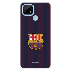 Funda para Realme C21 del Barcelona Rayas Blaugrana - Licencia Oficial FC Barcelona