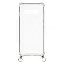 Cover Silicone Tracolla Trasparente per Samsung Galaxy S10