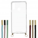 Cover Silicone Tracolla Trasparente per Samsung Galaxy A20s