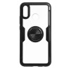 Funda Ring Transparente Negra para Huawei P20 Lite